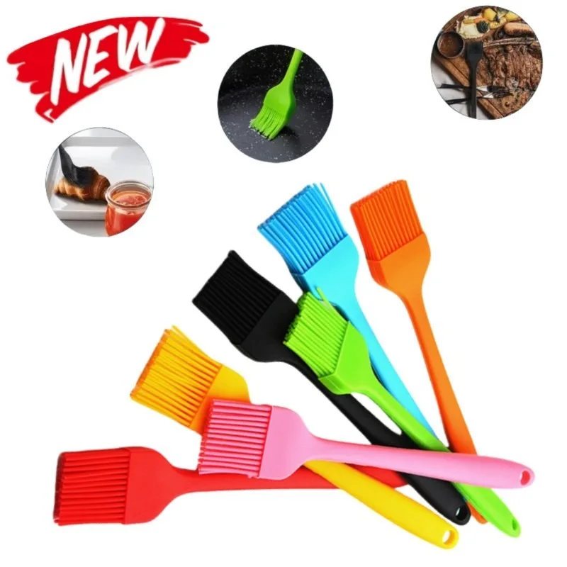 Kitchen Baking Brush - シリコン製バーベキューブラシ 耐熱オイルブラシ ペストリー調理用 バーベキュー キッチン バー