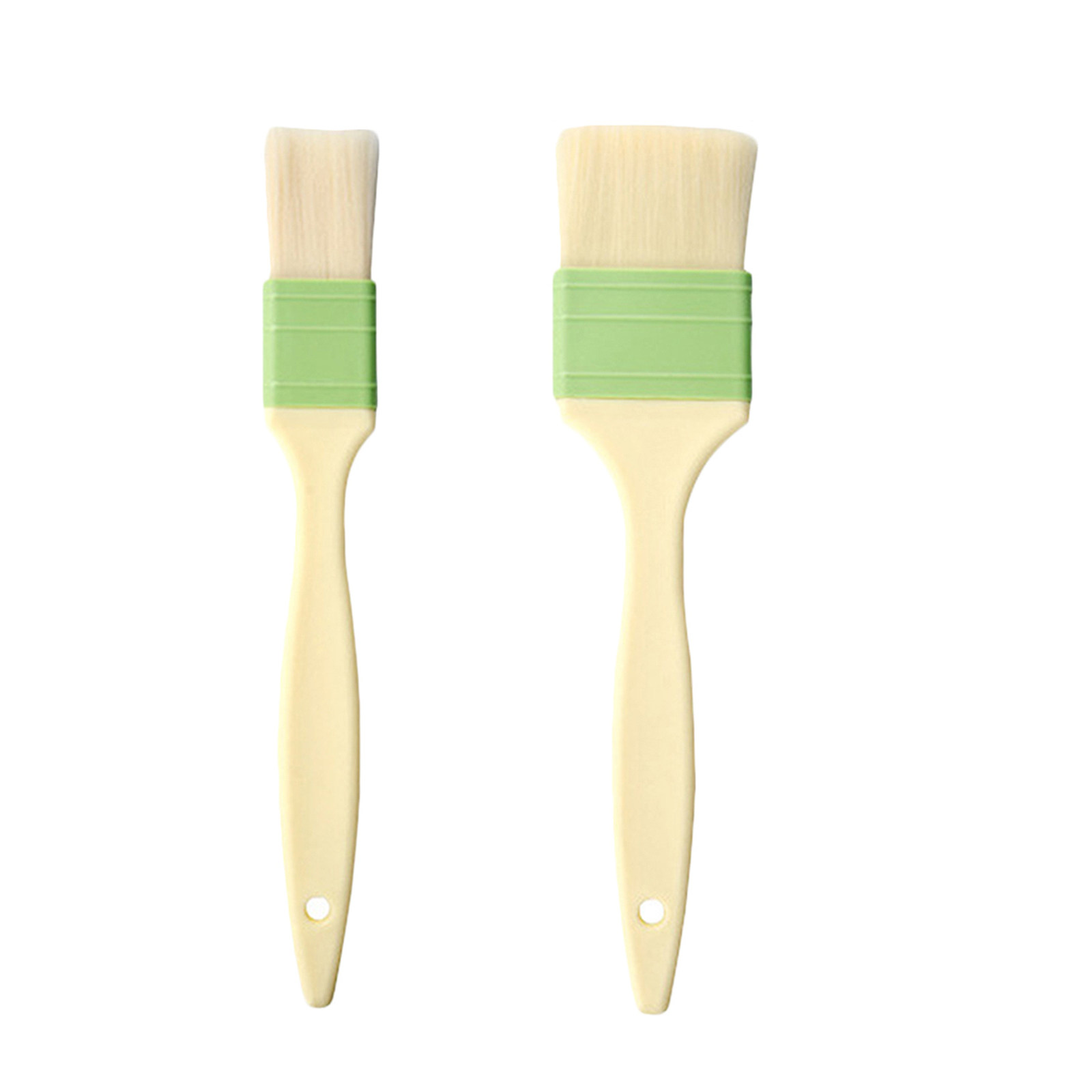 Kitchen Baking Brush - 2本セット ベーキングペストリーブラシ 耐熱性 キッチンオイルブラシ バーベキューグリル用 バターグレーズ