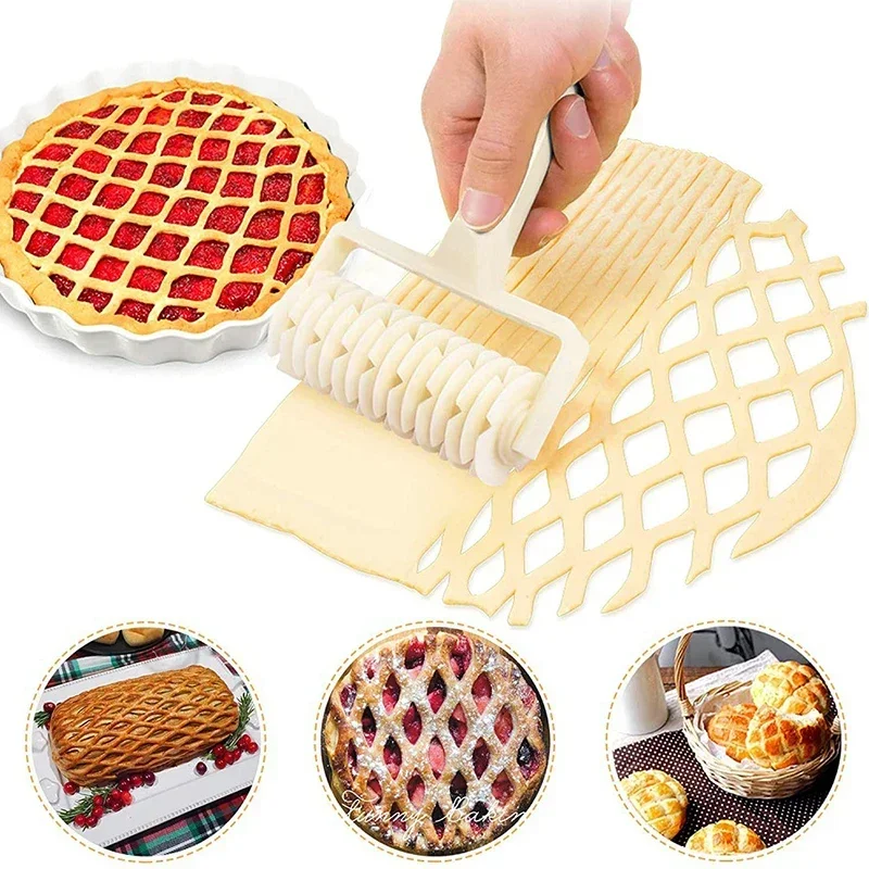 Kitchen Roller Baking - ピザローラーカッタークリエイティブピザペストリー格子ローラーカッターピザペストリーホイールウェリントンステーキツールキッチンベーキングツール