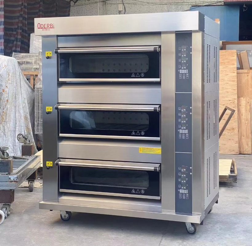 Commercial Kitchen Baking Equipment - 業務用カスタマイズ3段6トレイガスオーブン ピザ・パン・ケーキ焼きオーブン ケータリング厨房機器向け