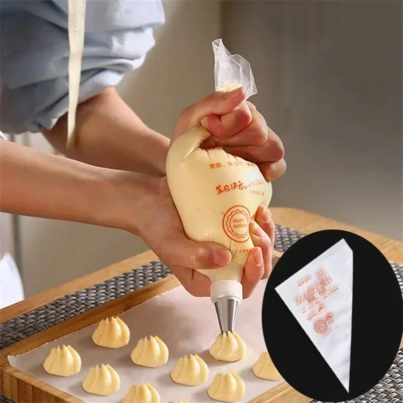 100 個使い捨てペストリーバッグケーキクリーム配管バッグケ - Kitchen Baking Decor のレビューと価格