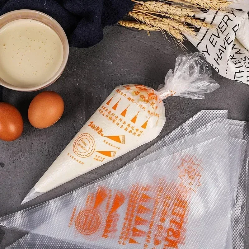 100 個使い捨てペストリーバッグケーキクリーム配管バッグケ - Kitchen Baking Decor のレビューと価格