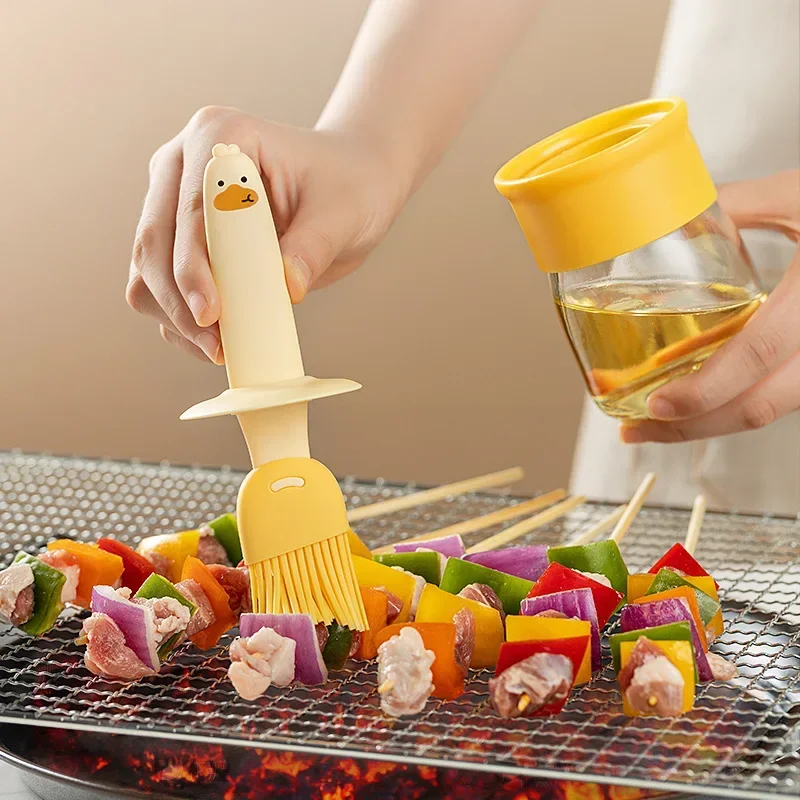 キッチンシリコンオイルボトルベーキンググリルオイルブラシディ - Kitchen Baking Brush のレビューと価格