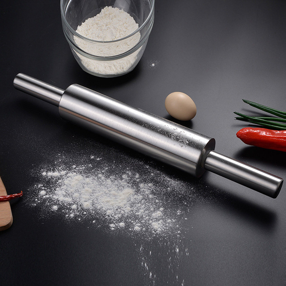 ステンレス製麺棒 人間工学に基づいたハンドルバー ベーキング - Kitchen Roller Baking のレビューと価格