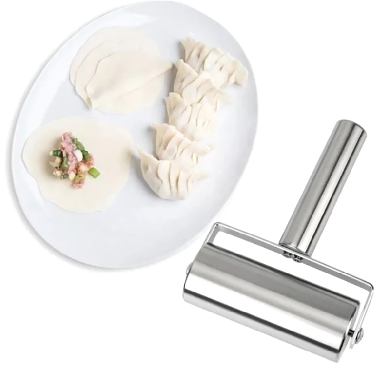 ステンレス鋼ダブルヘッドローリングピンノンスティック生地ペス - Kitchen Roller Baking のレビューと価格