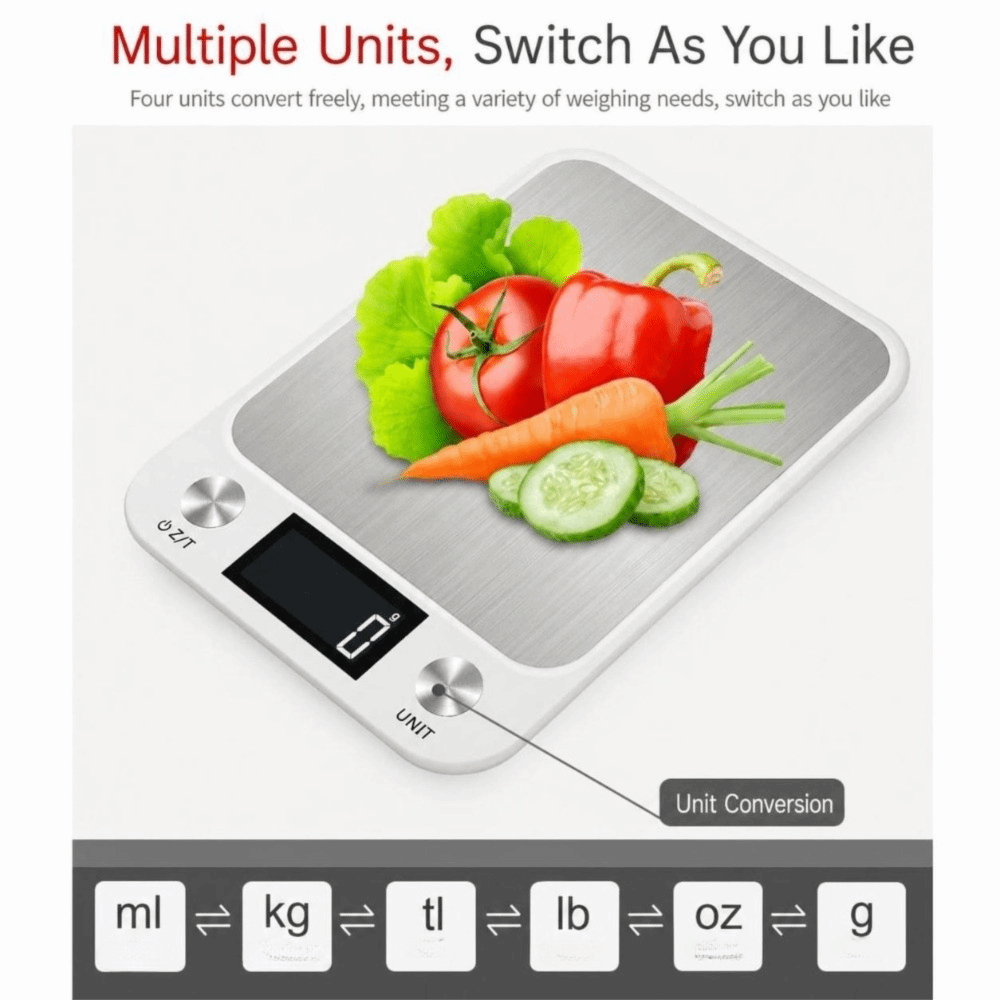 ABSステンレススチール製デジタルキッチンスケール、LCDデ - Kitchen Baking Unit のレビューと価格