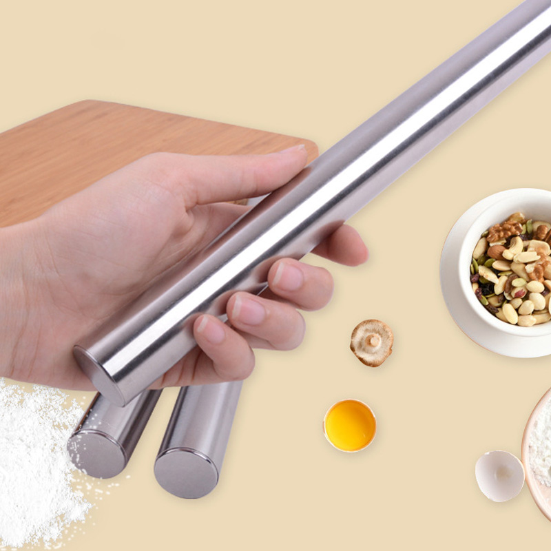 ステンレス鋼の焦げ付き防止麺棒,エンボス加工されたローラー, - Kitchen Roller Baking のレビューと価格