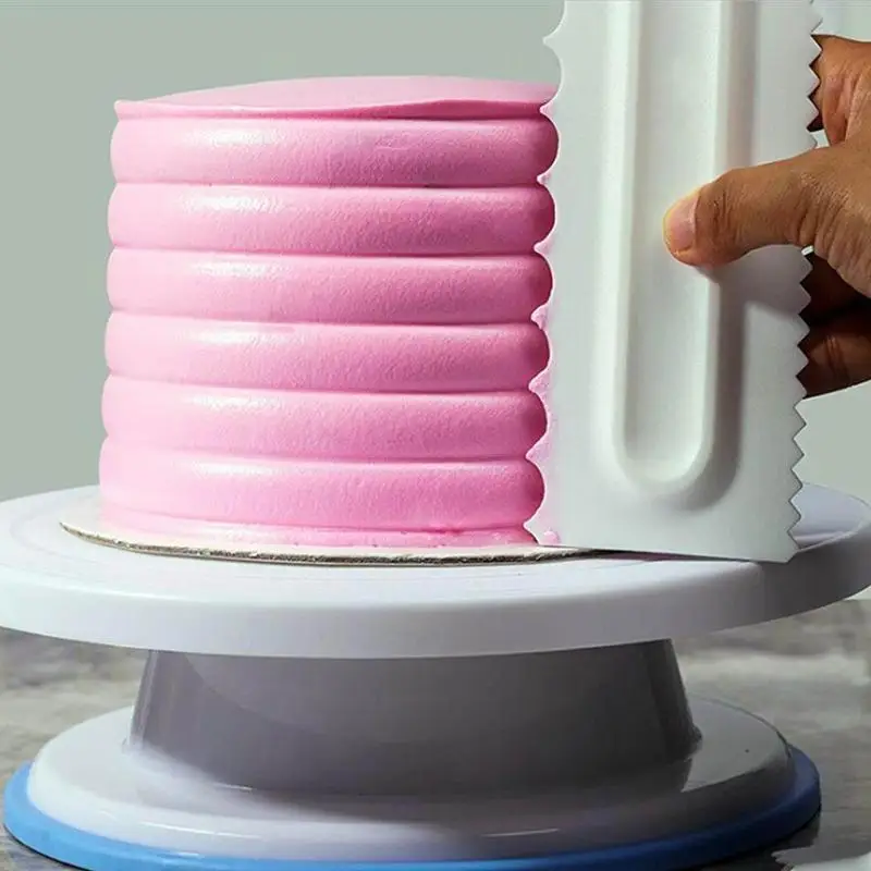 ケーキスクレーパースパチュラデコレーション DIY ツールベ - Kitchen Baking Brush のレビューと価格
