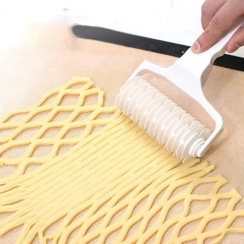 ピザローラーカッタークリエイティブピザペストリー格子ローラー - Kitchen Roller Baking のレビューと価格