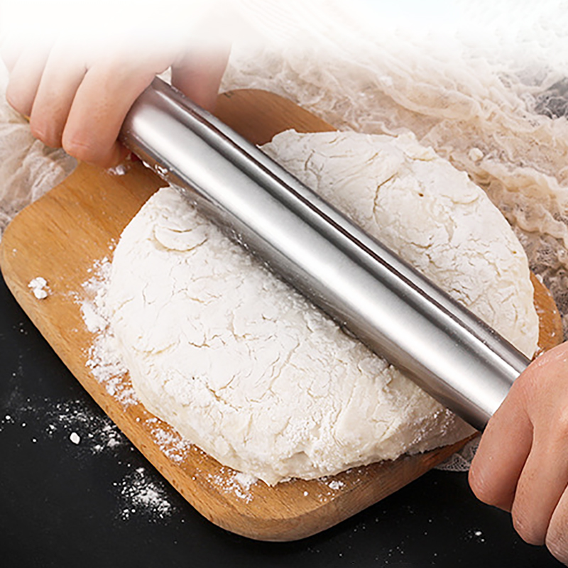 ステンレス鋼の焦げ付き防止麺棒,調理器具,ピザ生地,餃子,調 - Kitchen Roller Baking のレビューと価格