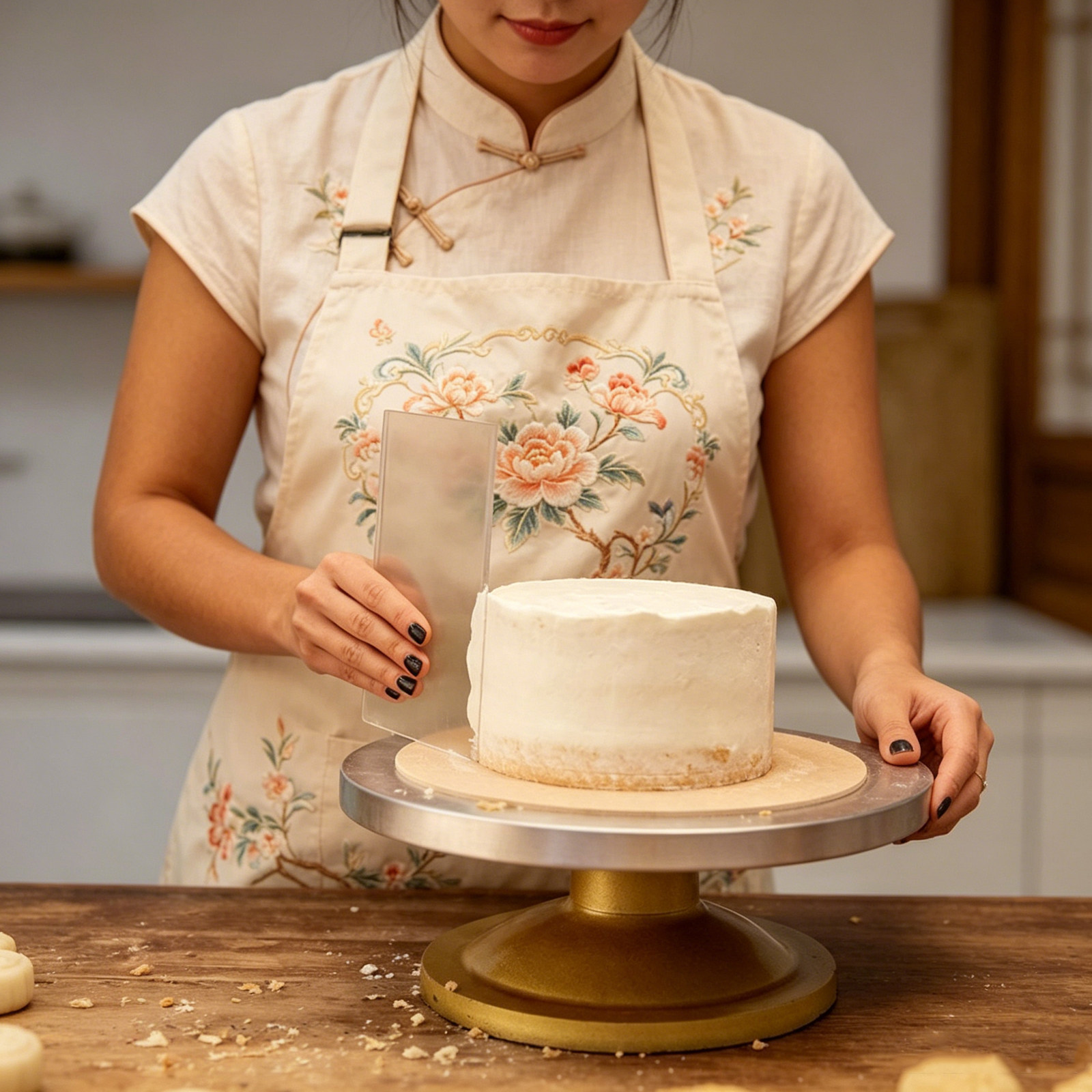 2個入りケーキスクレーパー 透明アクリル製エッジスムーザー  - Kitchen Baking Decor のレビューと価格